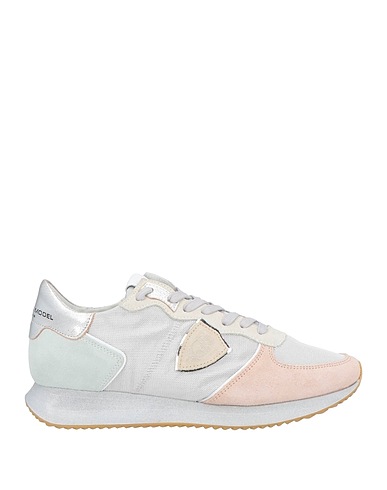 PHILIPPE MODEL Sneakers Light grey Leather, Textile fibres