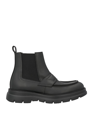 GIOVANNI CONTI Ankle boot Black Calfskin