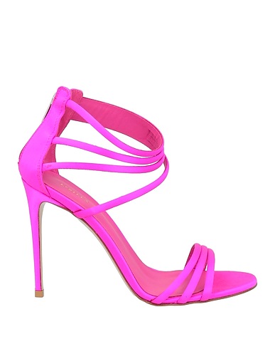 LE SILLA Sandali Fucsia 60% Viscosa, 40% Seta