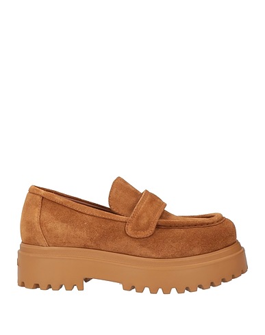 LE SILLA Loafers Camel 100% Calfskin