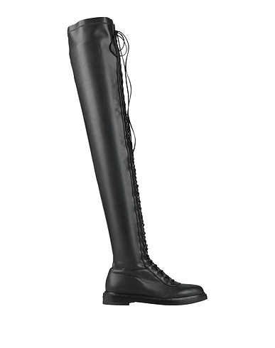 LE SILLA Boots Black Leather, Synthetic fibers