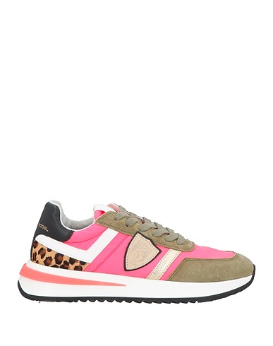 PHILIPPE MODEL Sneakers Coral Textile fibres, Leather
