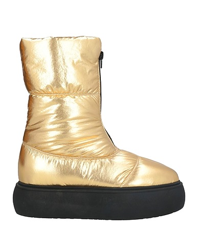 OVYÉ Ankle boot Gold Textile fibres