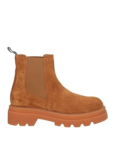 VOILE BLANCHE Ankle boot Camel Leather