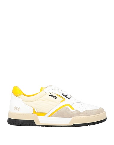 RHUDE Sneakers Weiß Gewebefasern, Leder