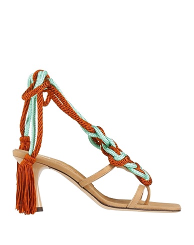 C LOVE Flip flops Beige Leather