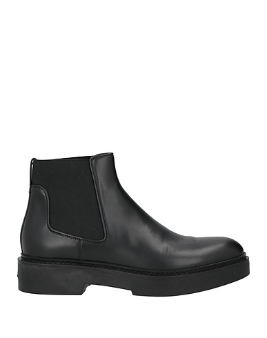 SANTONI Ankle boot Black Leather
