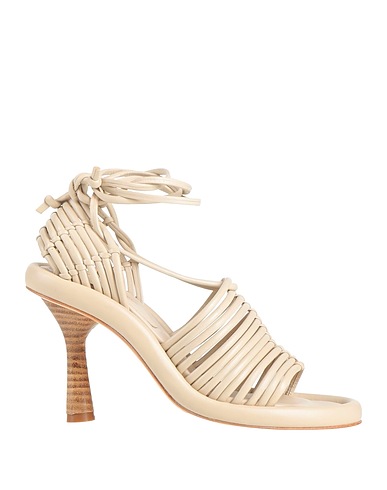 PALOMA BARCELÓ Sandals Ivory Leather