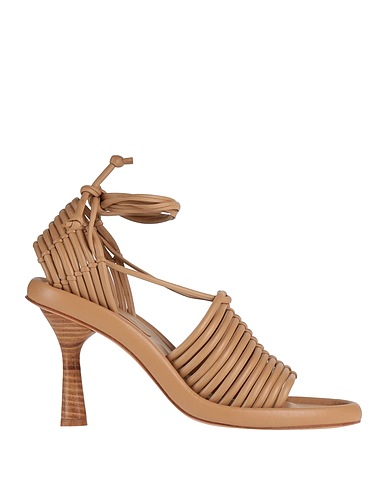 PALOMA BARCELÓ Sandals Light brown Leather