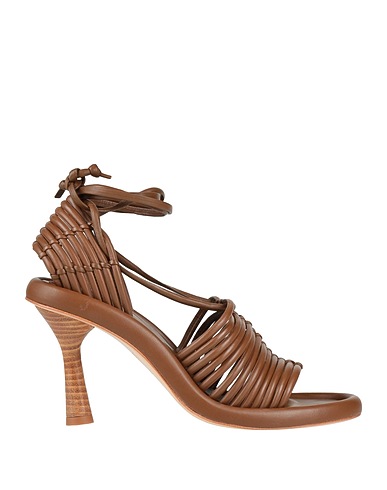 PALOMA BARCELÓ Flip flops Brown Leather