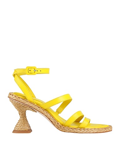 PALOMA BARCELÓ Espadrilles Gelb Leder