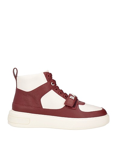 BALLY Sneakers Burgundy Cow leather