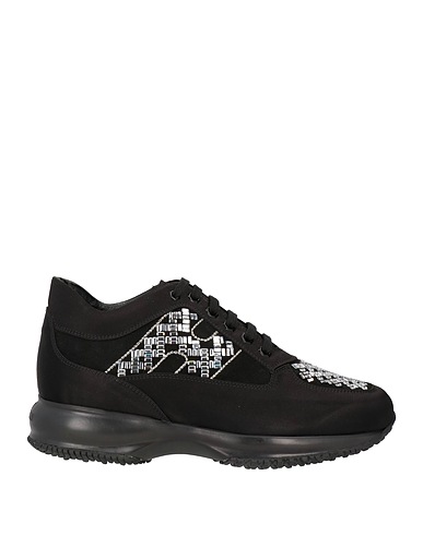 HOGAN Sneakers Black Textile fibers, Leather