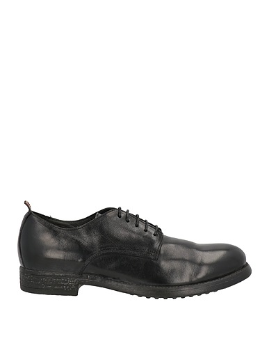 MOMA Schnürschuhe Schwarz Leder