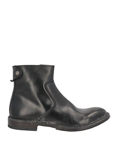 MOMA Stiefelette Schwarz Kalbsleder