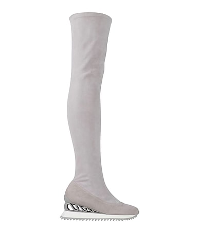 LE SILLA 부츠 라이트 그레이 가죽