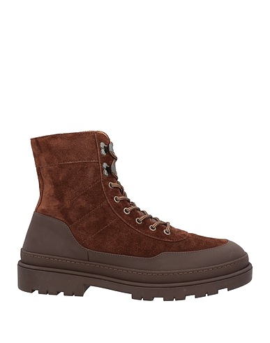 BRUNELLO CUCINELLI Ankle boot Dark brown Leather