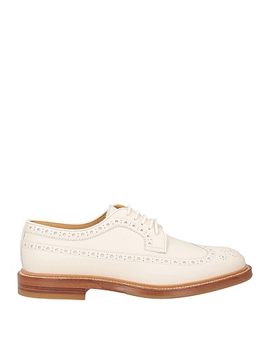 BRUNELLO CUCINELLI 레이스업 슈즈 베이지 가죽