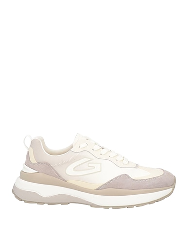 ALBERTO GUARDIANI Sneakers Grey Textile fibres, Leather