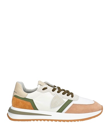 PHILIPPE MODEL Sneakers Sand Leather, Textile fibres