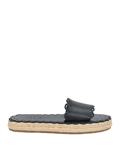 RED(V) Espadrilles Black Leather