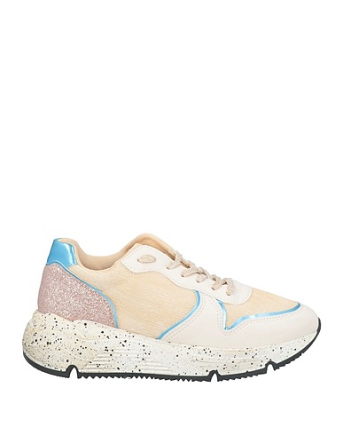 KATE BY LALTRAMODA Sneakers Sand Leather, Textile fibres