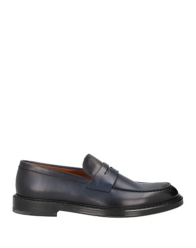DOUCAL'S Loafers Navy blue 100% Calfskin