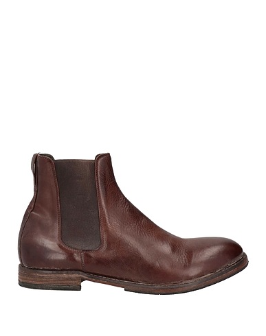 MOMA Ankle boot Dark brown Leather