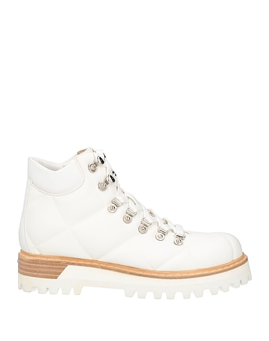 LE SILLA Ankle boot White 68% Polyurethane, 32% Polyester