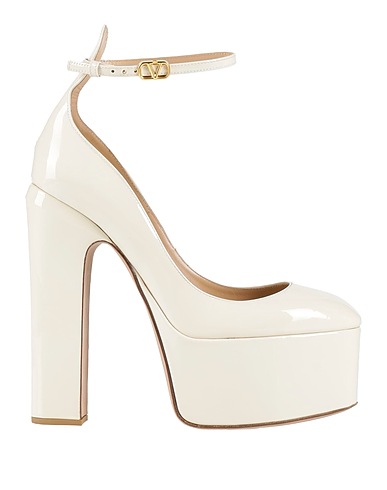 VALENTINO GARAVANI Pumps Elfenbein Leder