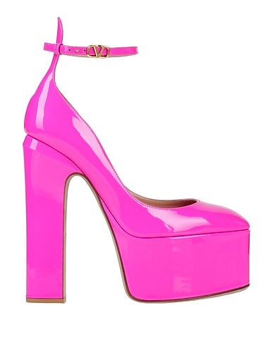 VALENTINO GARAVANI Court Fuchsia Leather