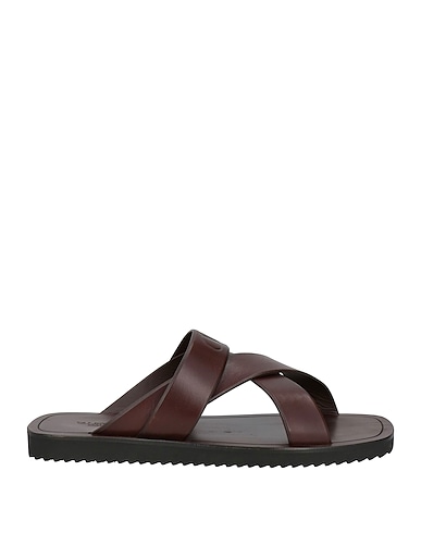 VALENTINO GARAVANI Sandals Chocolate brown Leather