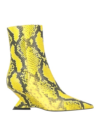 THE ATTICO Ankle boot Yellow Leather