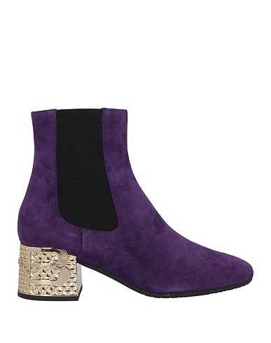 BALDININI Ankle boot Purple Leather
