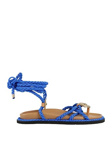 TAMIKA COUTURE Flip flops Blue Textile fibers