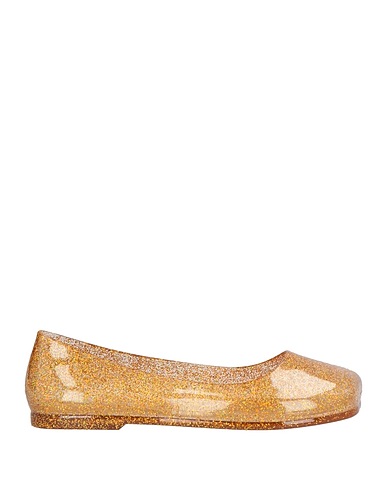 JEFFREY CAMPBELL Ballet flats Gold Rubber