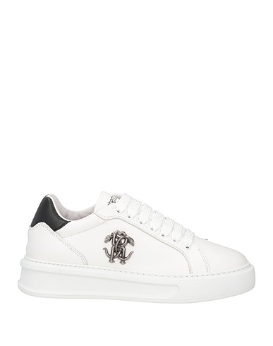 ROBERTO CAVALLI Sneakers Bianco Pelle di vitello