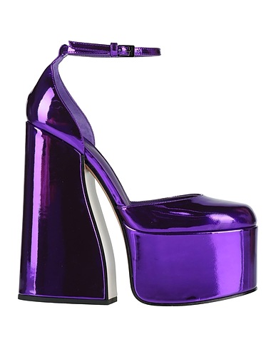 LE SILLA Pump Purple Calfskin