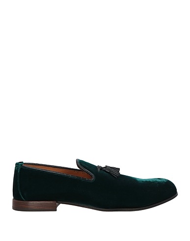 TOM FORD Mocassino Verde scuro Fibre tessili