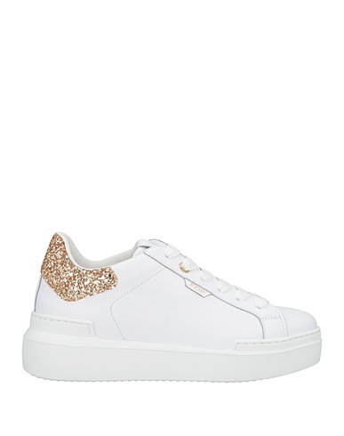 ED PARRISH Sneakers Weiß Leder, Andere Fasern