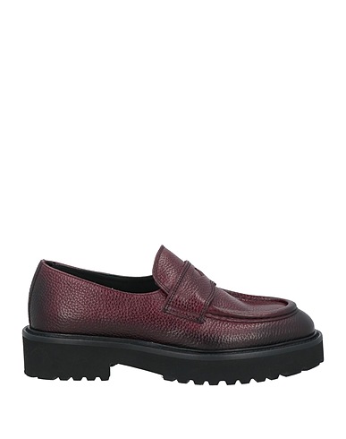DOUCAL'S Loafers Plum Leather