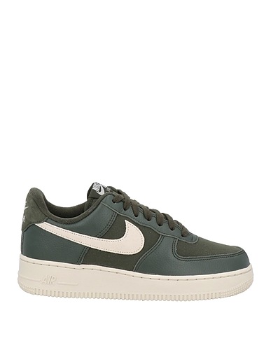 NIKE Sneakers Verde oscuro Cuero, Fibras textiles