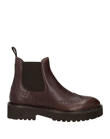 DOUCAL'S Ankle boot Dark brown Calfskin
