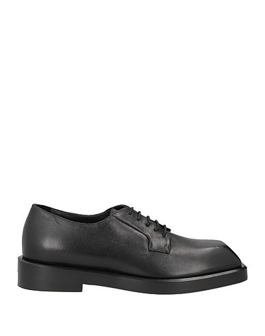 VERSACE Laced shoes Black Calfskin