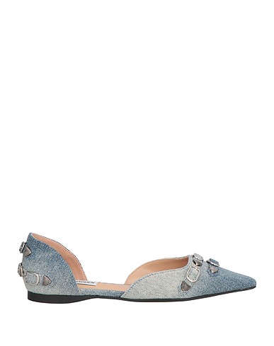 STEVE MADDEN Ballet flats Blue Textile fibres