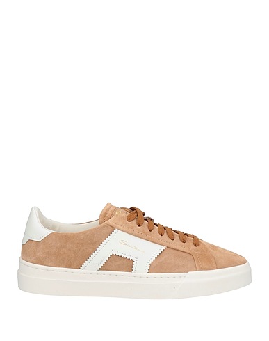 SANTONI Sneakers Sand Leather