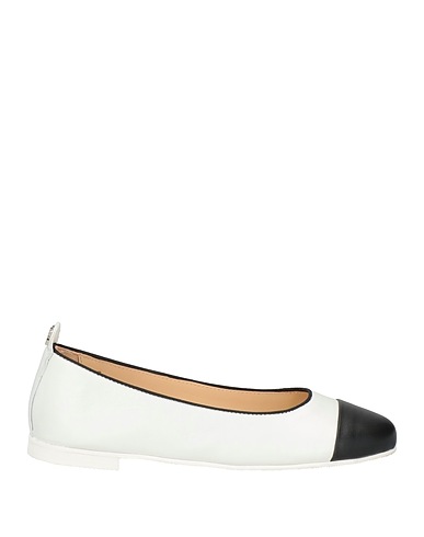 CASADEI Ballet flats Off white Leather