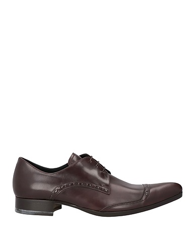 BRUNO BORDESE Stringate Testa di moro 100% Pelle