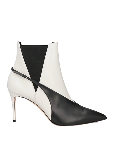CASADEI Stiefelette Off white Leder
