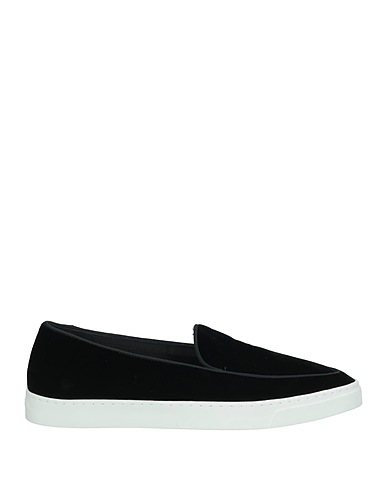 GIORGIO ARMANI Loafers Black 65% Viscose, 35% Cupro